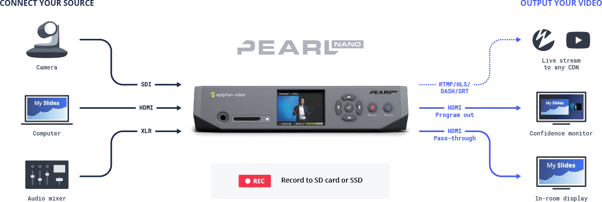 Pearl Nano workflow diagram