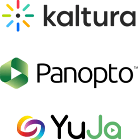Learning Management Systems integration: Panopto, Kaltura and YuJa