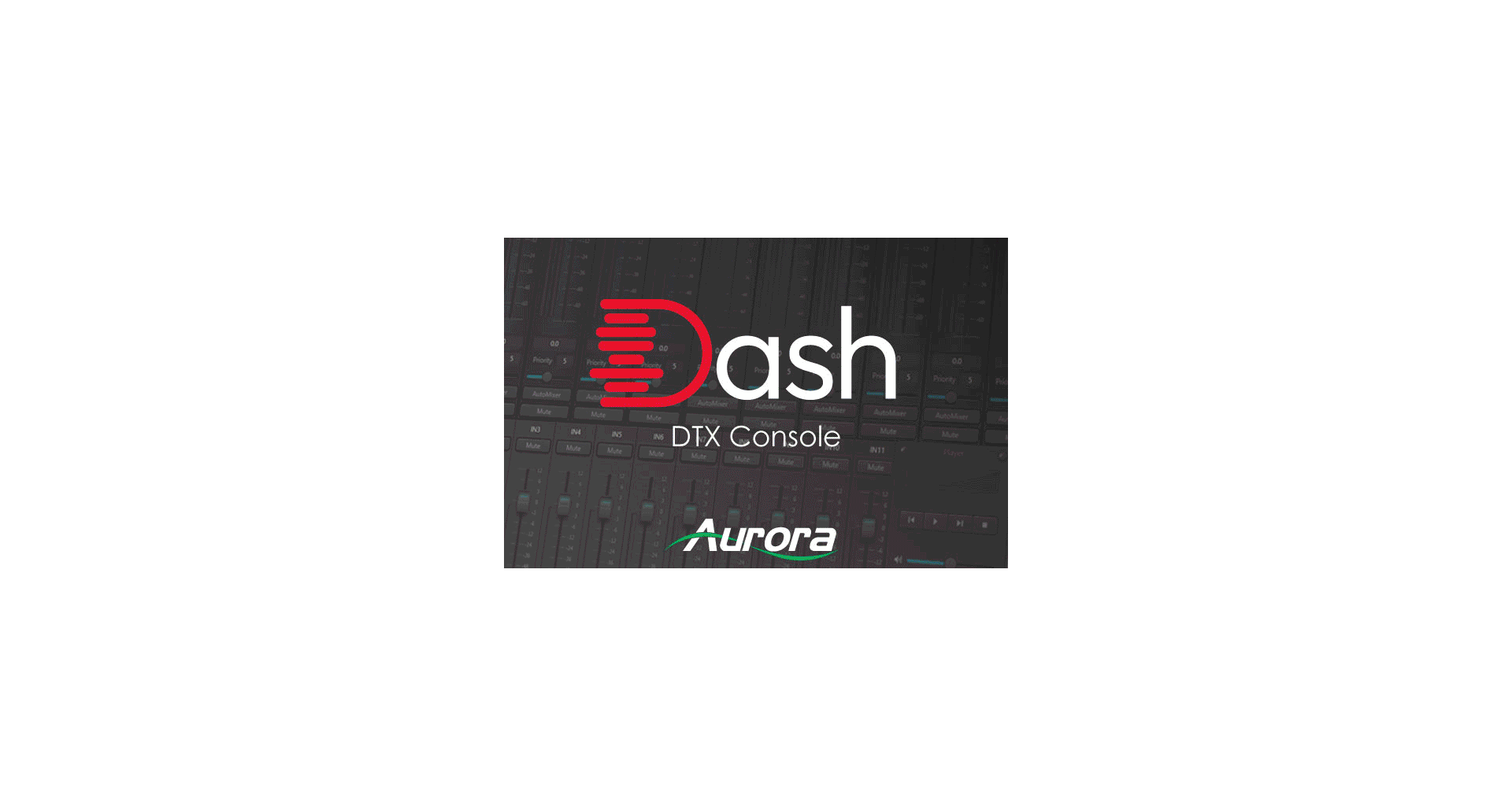 Aurora 4x4 Dante DSP with 4x4 analog in and out