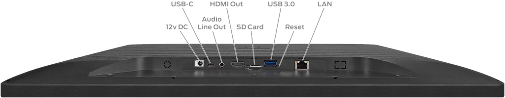 Aurora 10.1” VESA mount ReAX touch panel control system with Ethernet and WiFi
