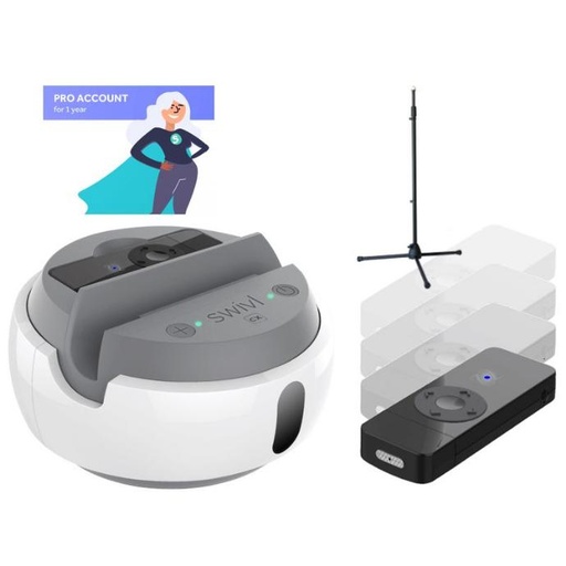 [SW4005] Swivl CX5 Starter Kit: Includes CX5 Robot, Floor Stand and Reflectivity Subscription, 1 Year, 1 User